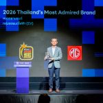 เอ็มจี ขอบคุณความเชื่อมั่นจากผู้บริโภคทั่วประเทศคว้า 2 รางวัล THAILAND’S MOST ADMIRED BRAND 2026และ THAILAND CAR OF THE YEAR 2026